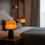 ⁦מנורת שולחן מעוצבת מקולקציית קומו - דגם עץ גדול⁩ – תמונה ⁦4⁩