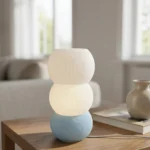 ⁦מנורת שולחן מעוצבת מקולקציית קומו - דגם אדממה⁩ – תמונה ⁦3⁩